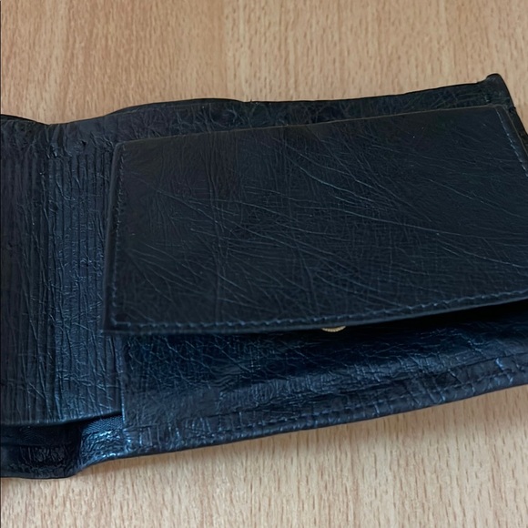Black full ostrich men’s Leather Wallet